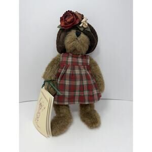 Boyds Bear Lizzie Wishkabibble Day w/ Small Story Book Style Vintage 2000s